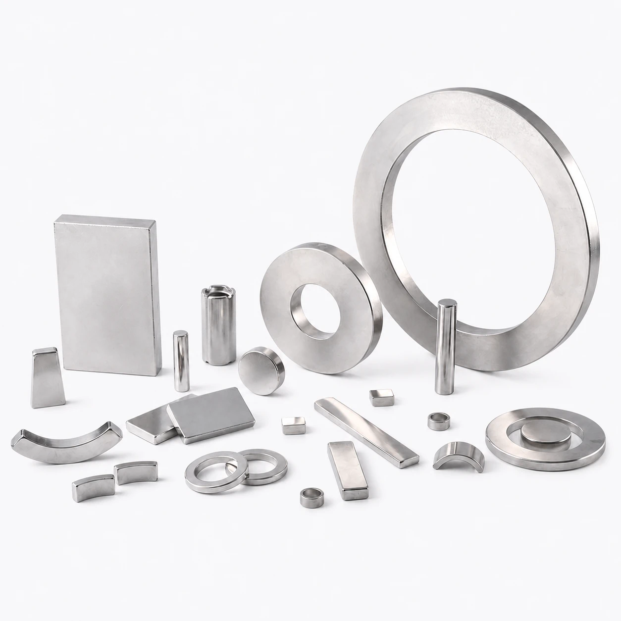 Custom neodymium magnets made to customer drawings