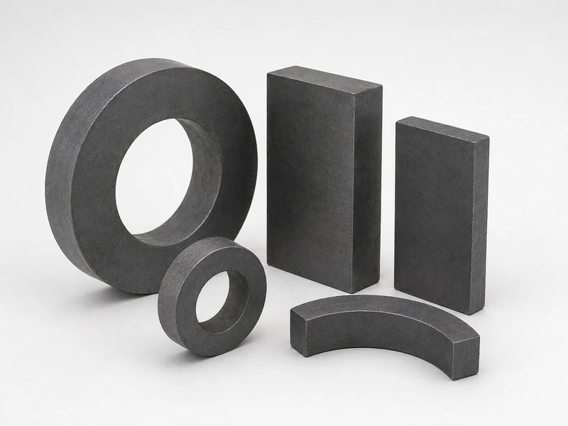 GX Magnet sintered hard ferrite product forms