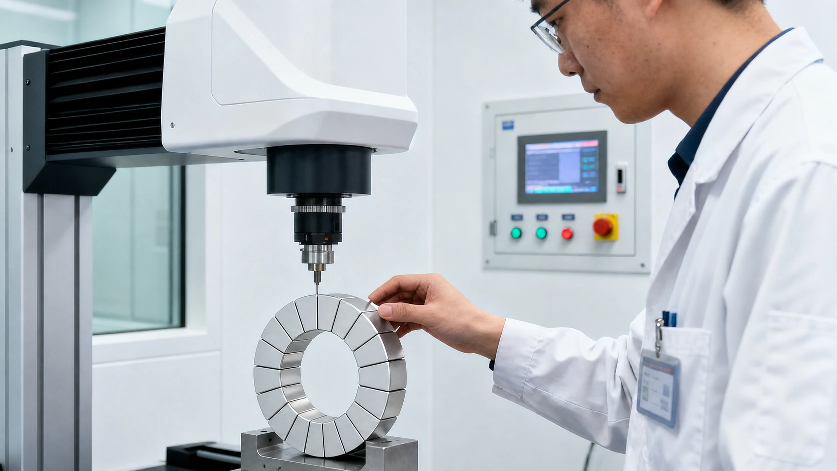 Quality Control for NdFeB Arc Magnets