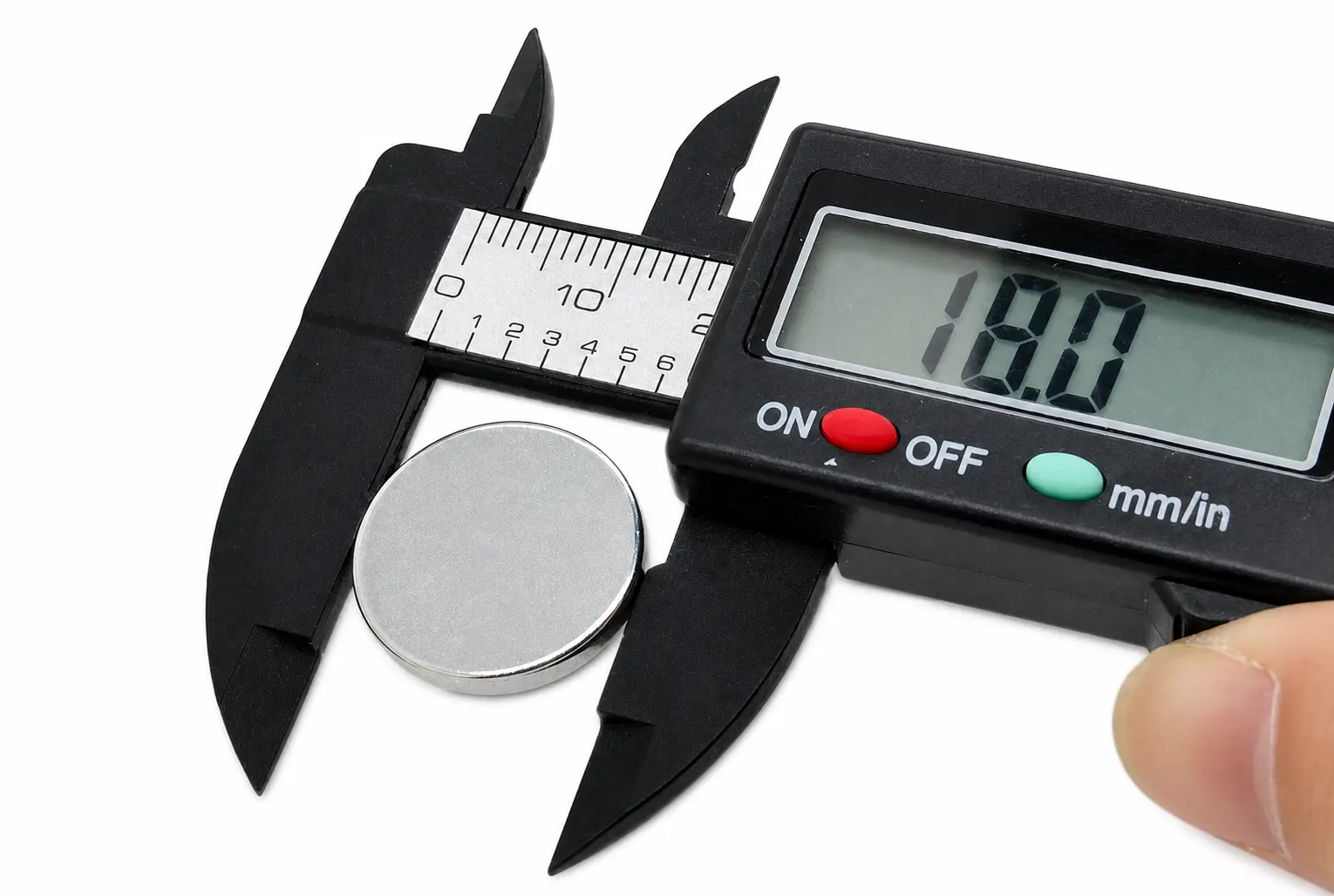 Standard solid NdFeB disc magnets