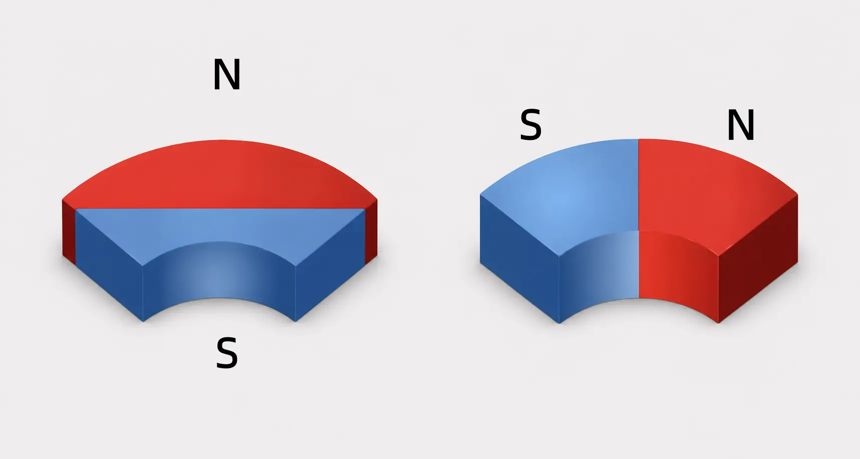 Radially Magnetized Arc Magnets