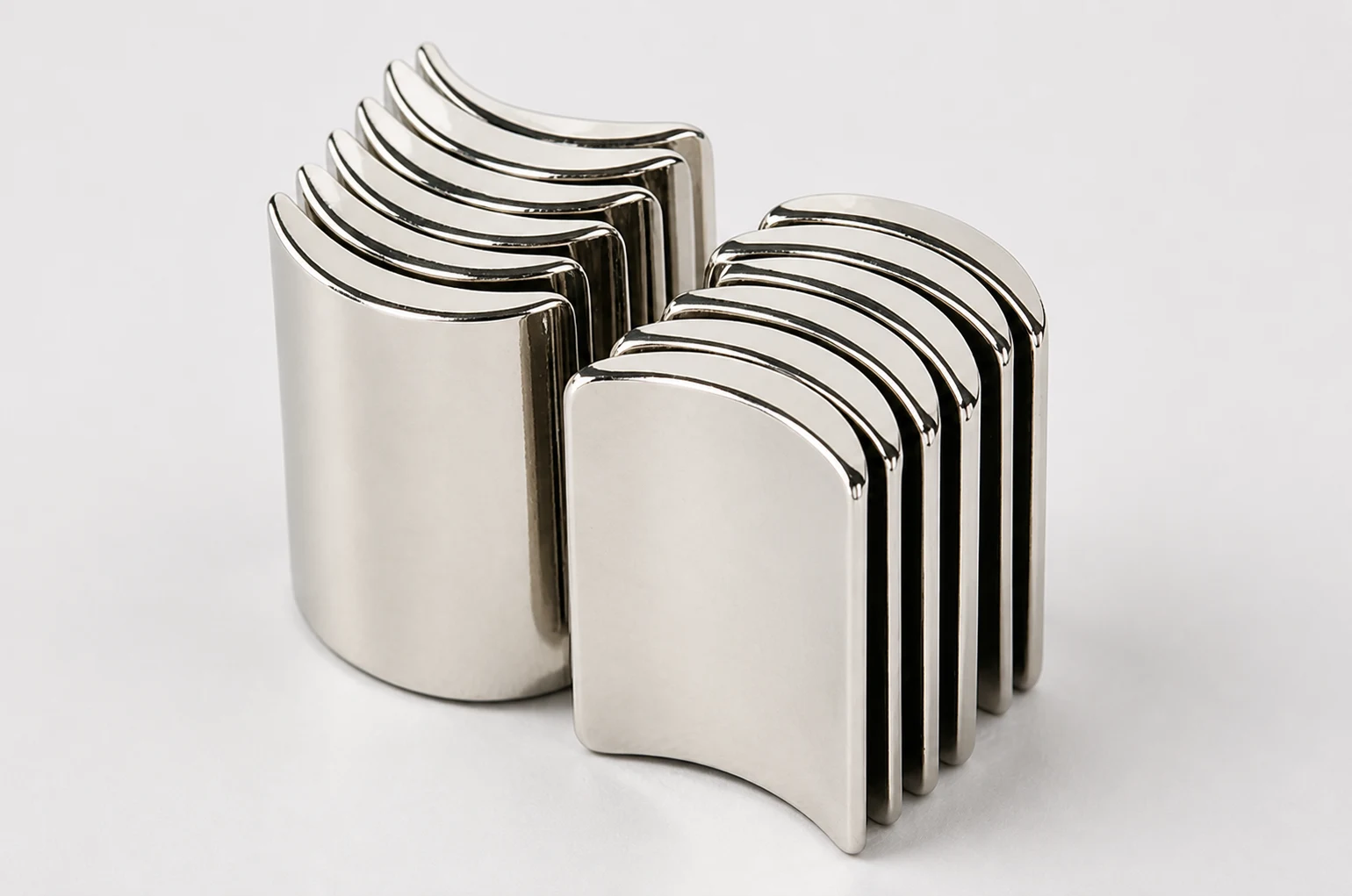 Sintered NdFeB arc-segment magnets