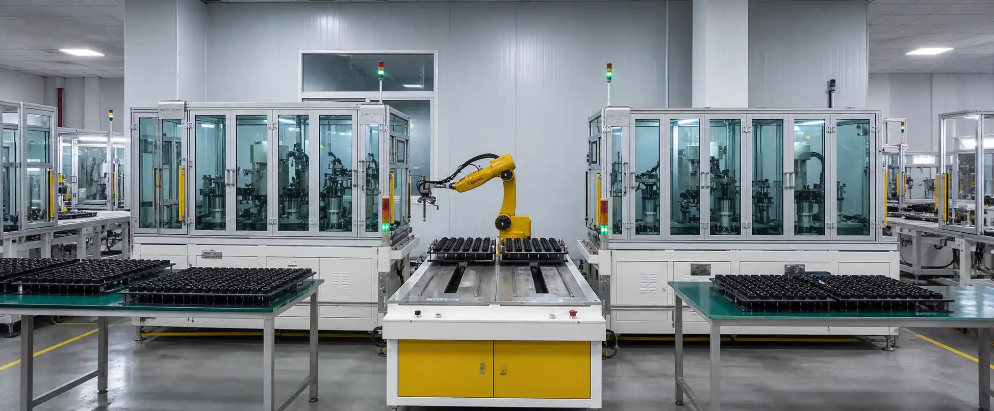 Automated NdFeB Bar Magnet Production Line