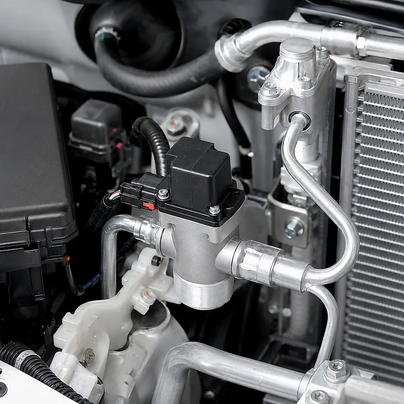 Injection-molded bonded NdFeB rotor for automotive electronic expansion valves