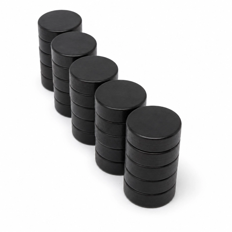 Bonded Neodymium Disc Magnets produced to a customer drawing