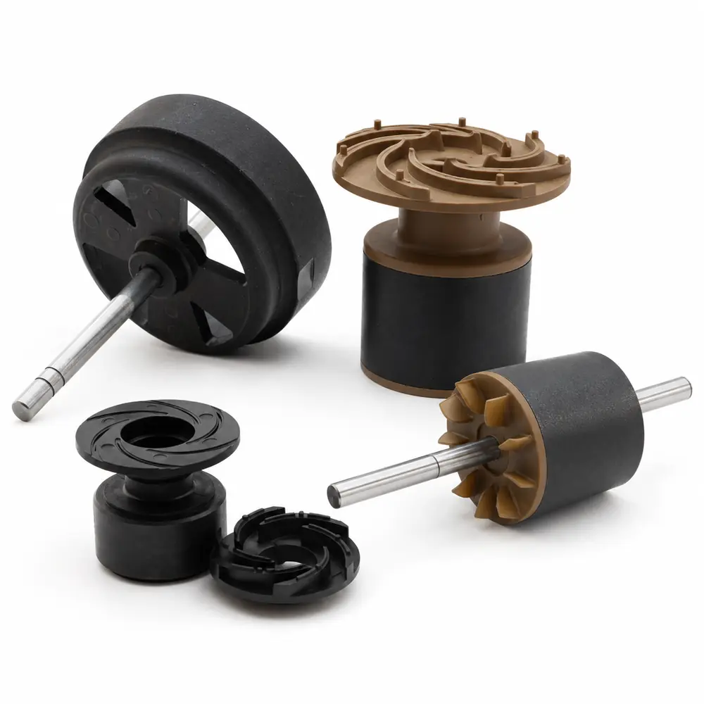 Bonded Magnet Rotor structures for engineering review