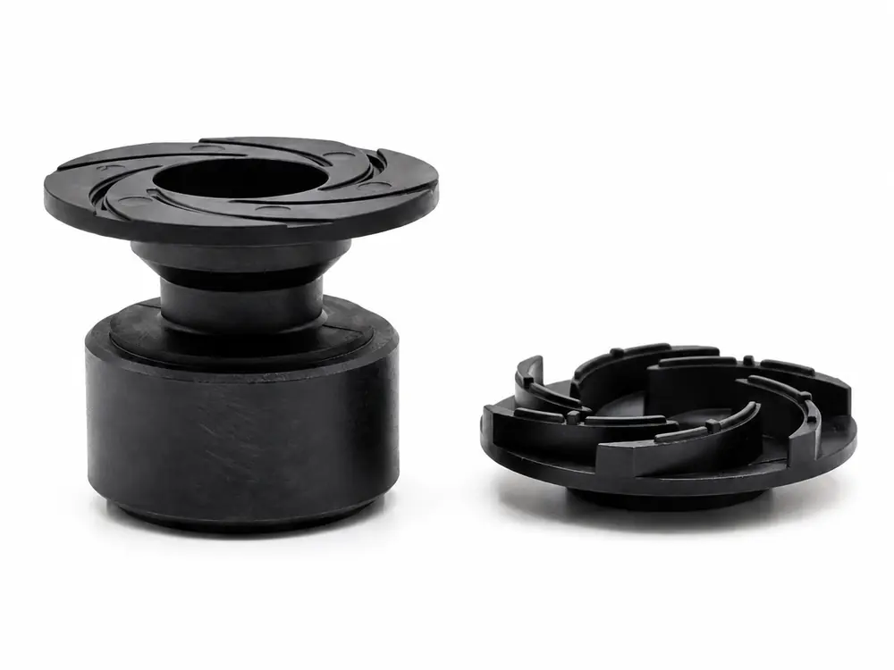 Drawing-defined bonded magnet rotor and related components