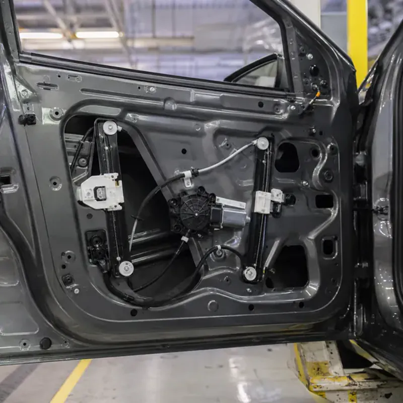 Automotive motor ferrite magnets