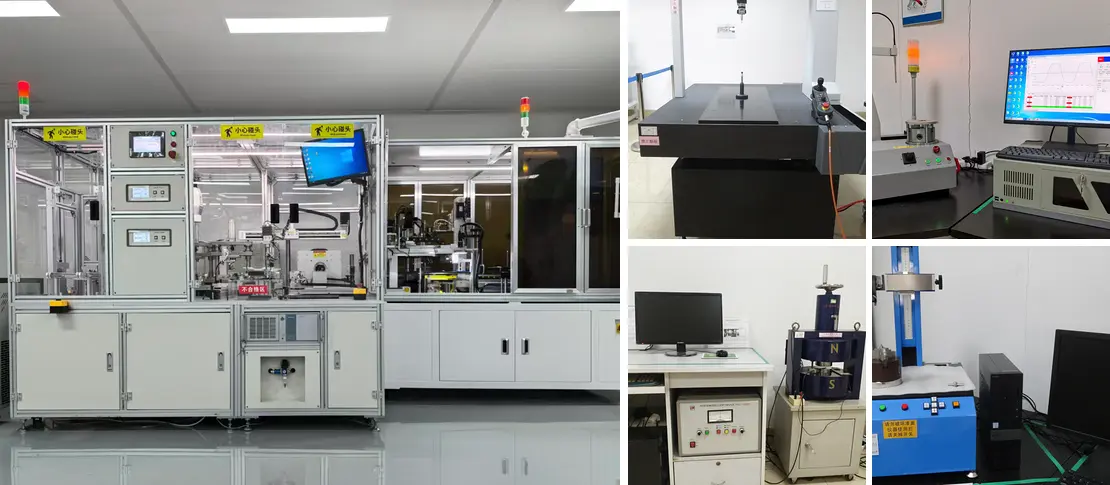 Precision inspection of bonded ndfeb magnets