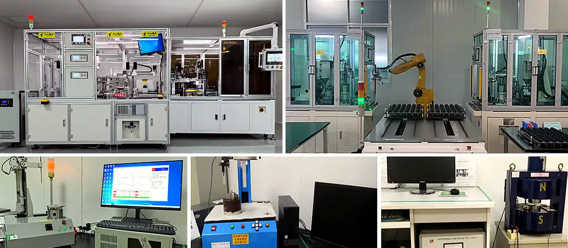 Precision inspection of bonded neodymium ring magnets