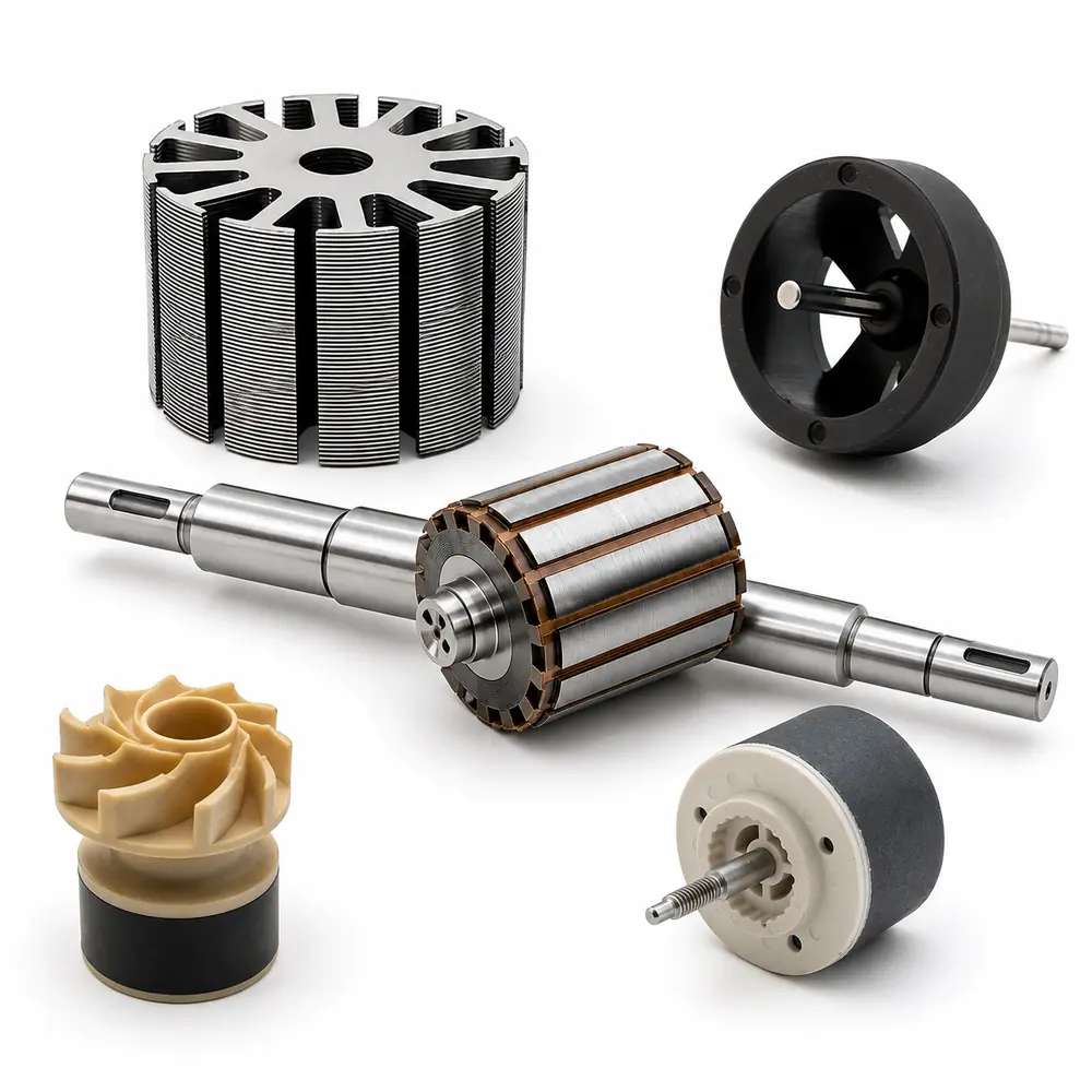 Custom Motor Rotor structures for engineering review