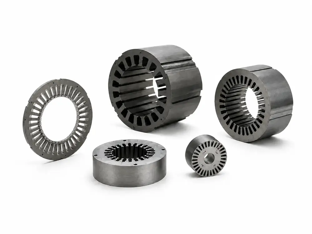 Drawing-defined motor stator assembly