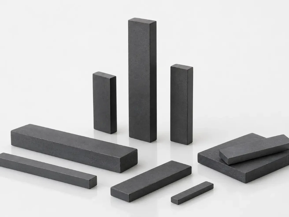 Ferrite block magnets