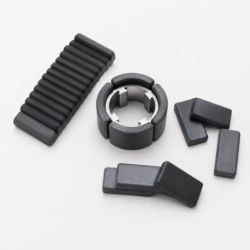 Custom permanent magnet stator configurations manufactured to drawing