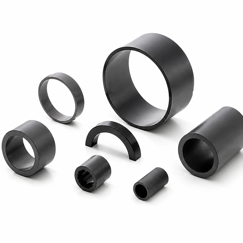 Injection Molded NdFeB Magnets produced to a customer drawing