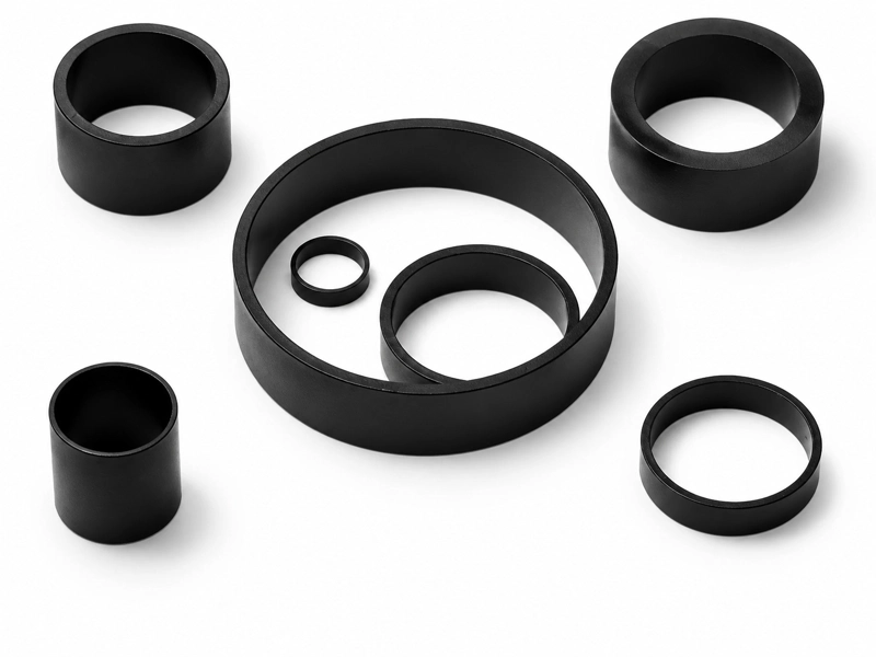 Bonded neodymium ring magnets