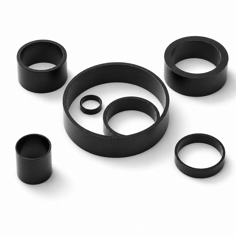 Bonded Neodymium Ring Magnets produced to a customer drawing