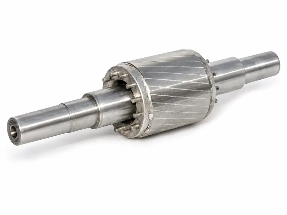 Drawing-defined rotor shaft assembly and related components