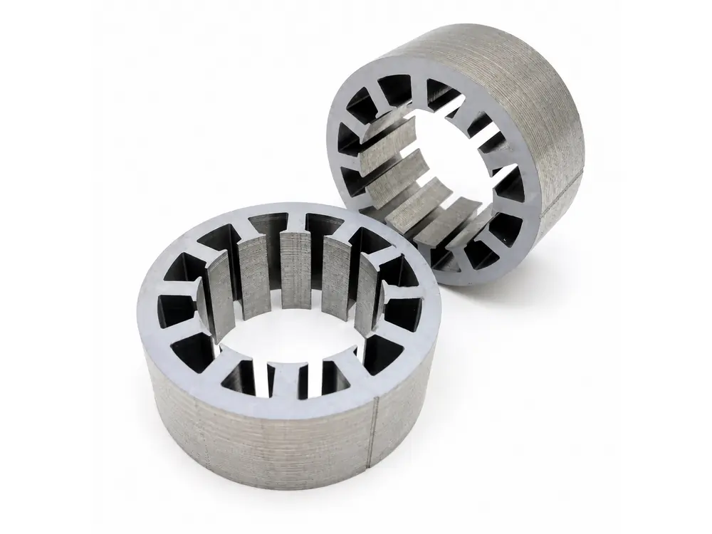 BLDC Motor Stator Core showing electrical-steel lamination geometry