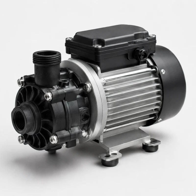 Four-pole permanent magnet stator for pump and actuator motor applications