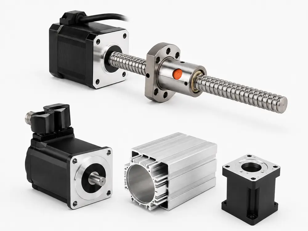 Servo motor housing manufactured to drawing