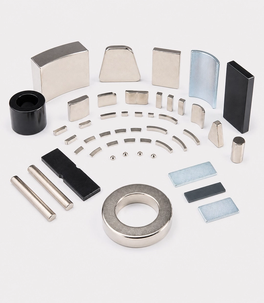Reference grade map for sintered NdFeB material development and process-route selection