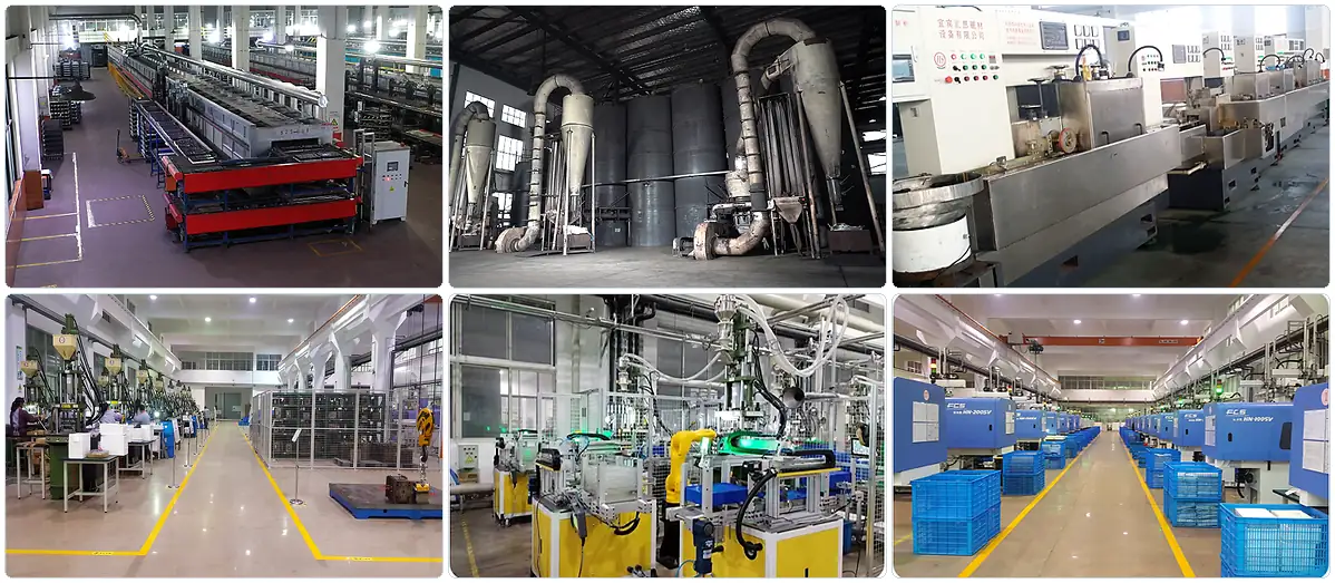 Manufacturing route for custom injection magnets